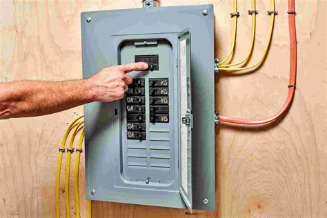 commercial water heater near electrical box|shut off box.